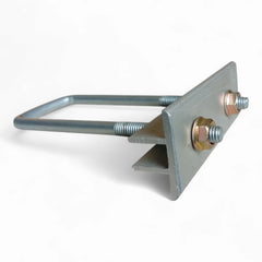 Solar Mid Clamp with U-Bolt – Aluminum Clamp With Galvanized Iron Mounting Bracket for PV Panels