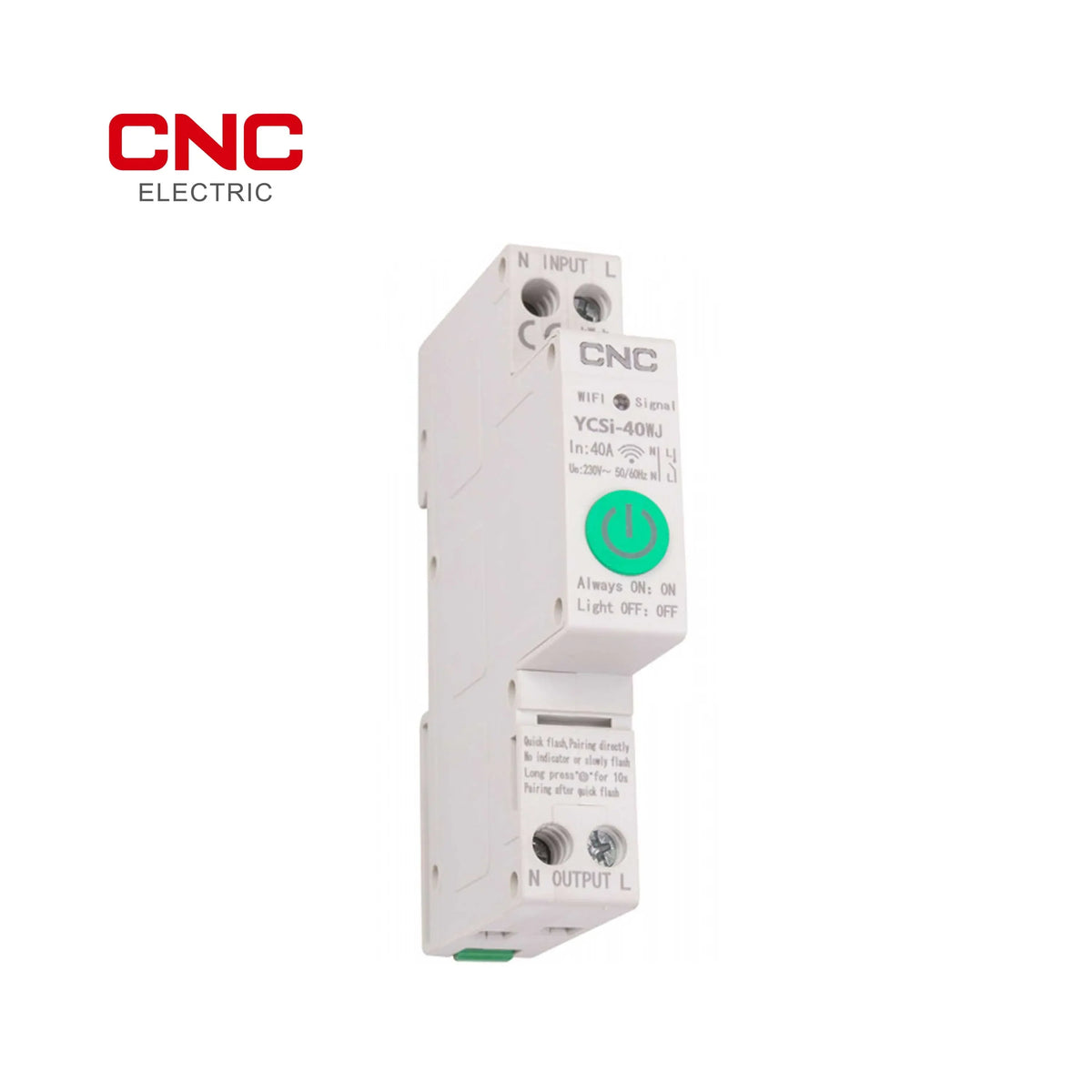 Wi-Fi 1 Pole Smart Breaker 40A | Remote Control & App Monitoring