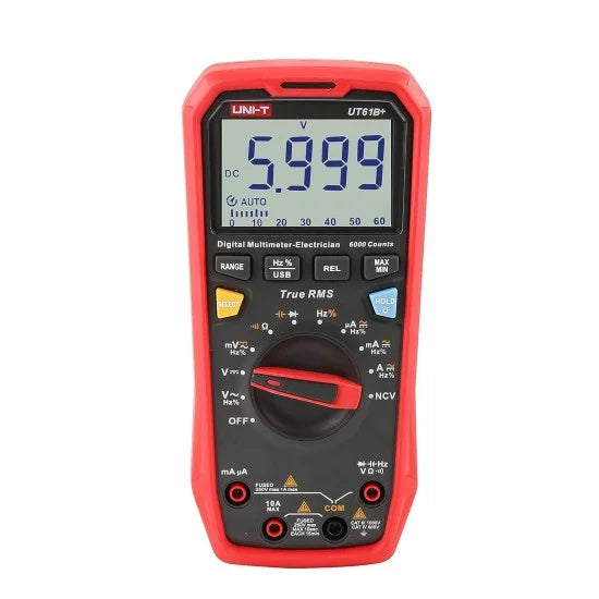 UNI-T UT61B+ 1000V TRUE RMS DIGITAL MULTIMETER